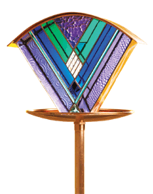 Artist Julie Kelly's Celebrity Bird Feeder in 'Bright'